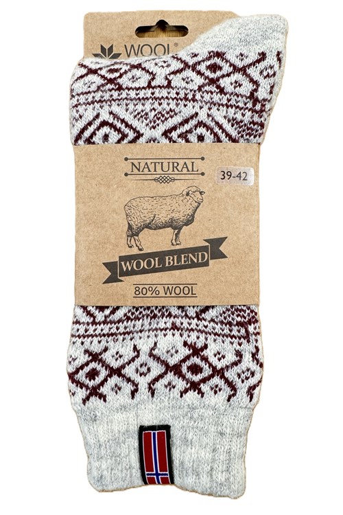 Wool socks on offer in 80% wool