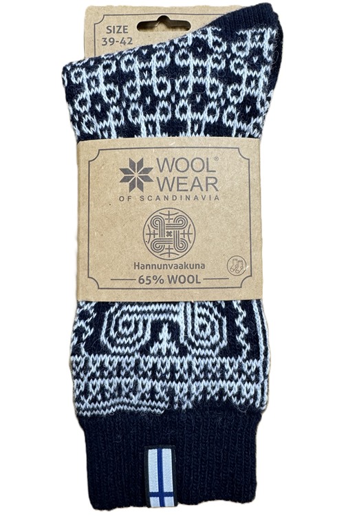 Warm wool socks made of 60% worsten wool
