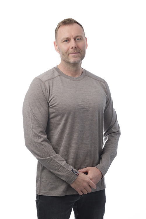 Merino wool baselayer t-shirt 100% ultrafine merino wool