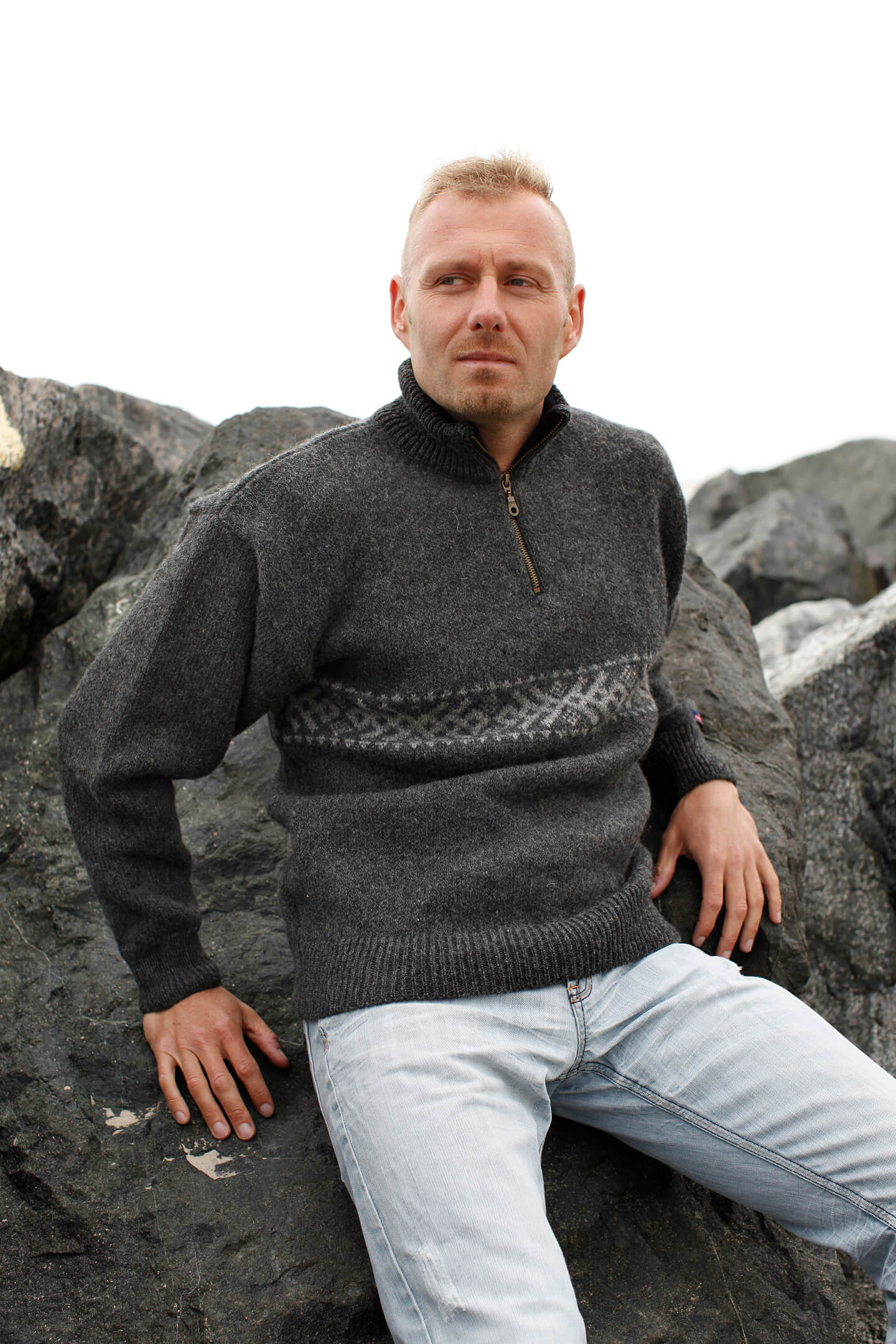 Original Norwool norwegian jumper of pure new wool