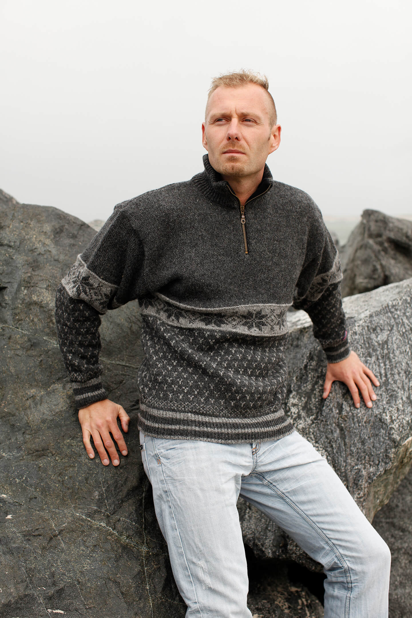 Classic Norwegian Jumper classic of pure wool by Norwool Norway